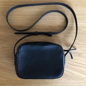 Beautiful Black Leather Crossbody Bag